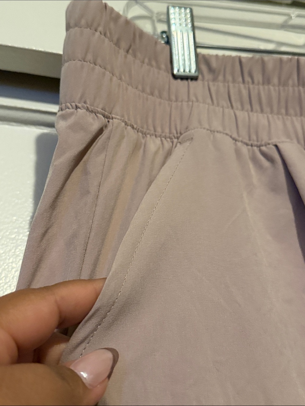 Apana Dusty Mauve Cargo Track Joggers - Picture 5 of 10